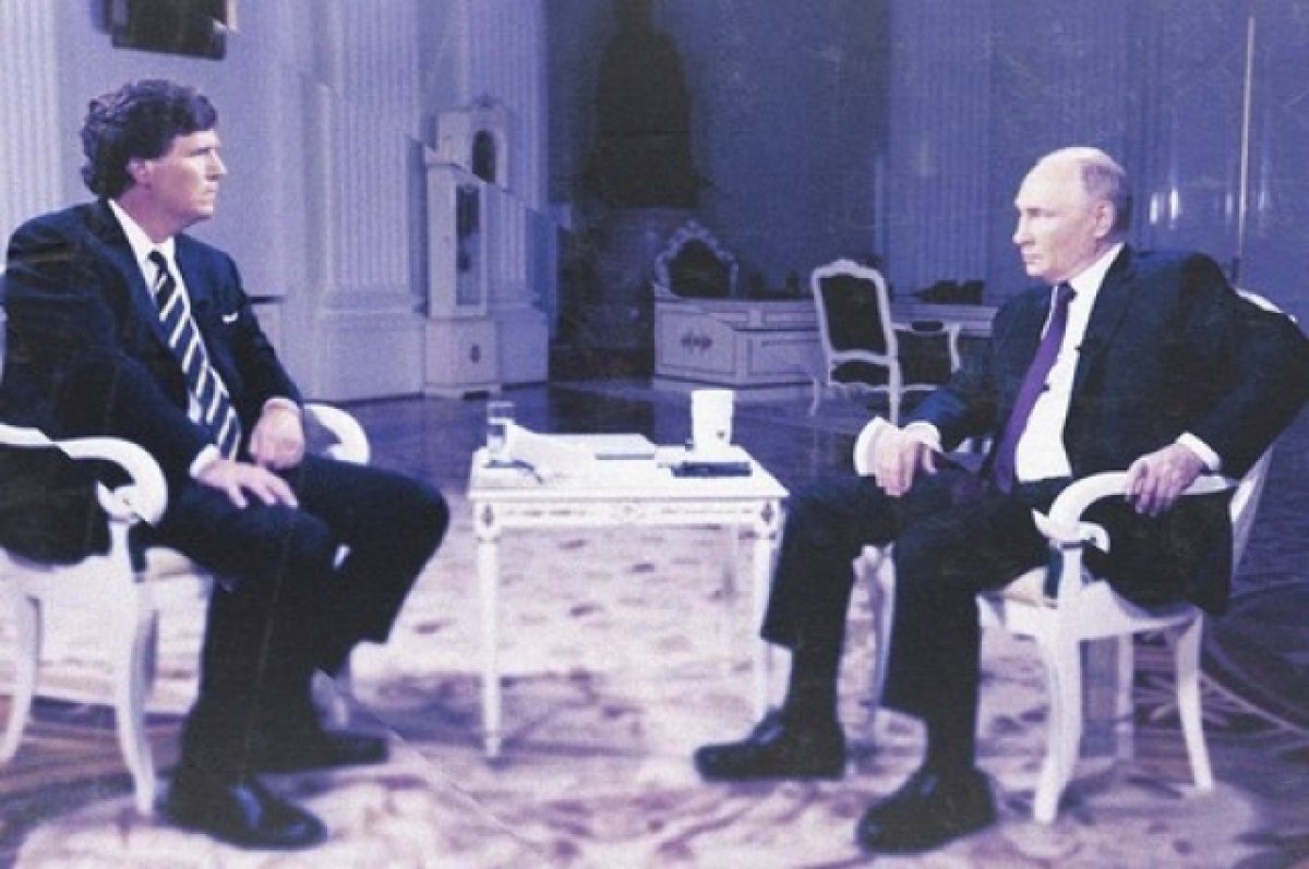 Такер Карлсон опубликовал первый кадр из интервью с Путиным