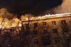 Страшный пожар на севере Москвы0