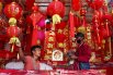 Празднование Китайского Нового года в Индонезии.