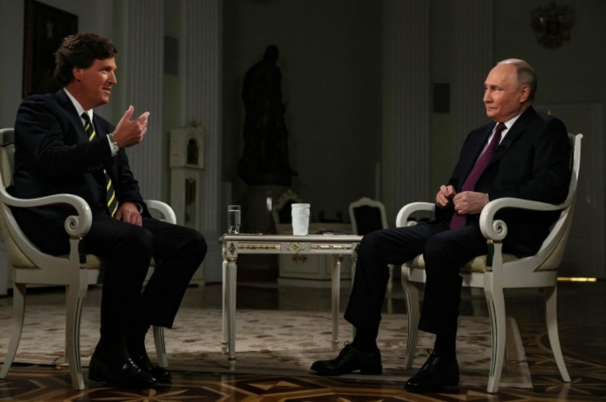 В Кремле прокомментировали высказывания Шольца и Сунака об интервью Путина