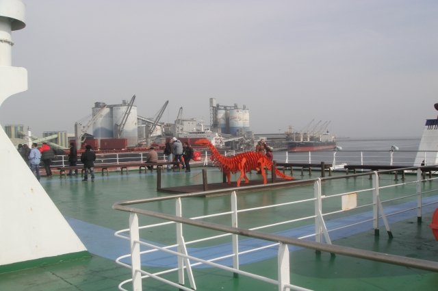 Паром Eastern Dream ходит между Владивостоком и южнокорейским портом Тонхэ