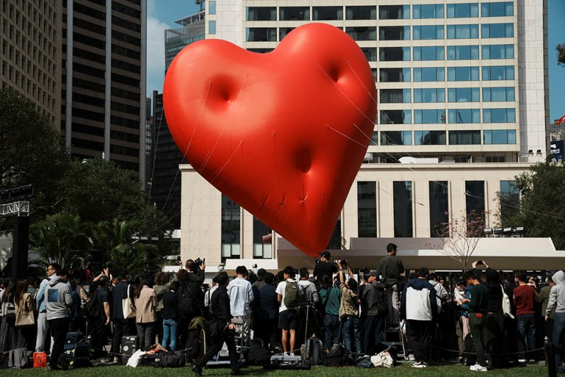 День святого Валентина в Гонконге.