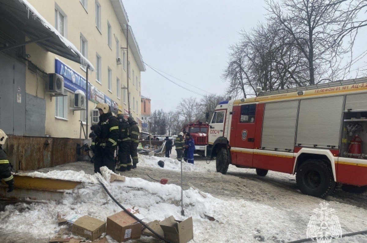 Тульские спасатели потушили пожар в ТЦ «Кировский» | АиФ Тула