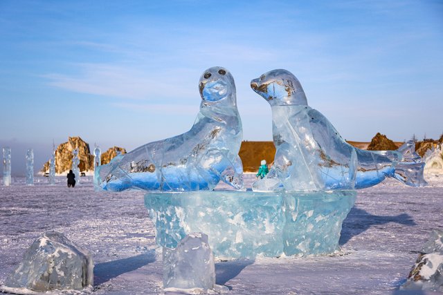 Olkhon Ice Park — международный фестиваль ледовых скульптур