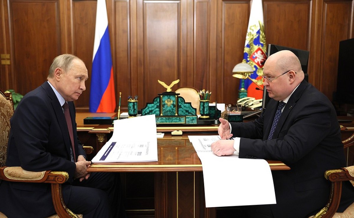 Путин встретился с губернатором Севастополя Развожаевым