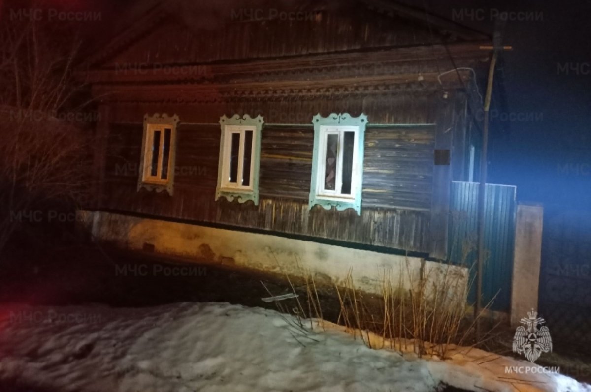 В ночь на 25 февраля в Клинцах произошёл пожар с пострадавшим