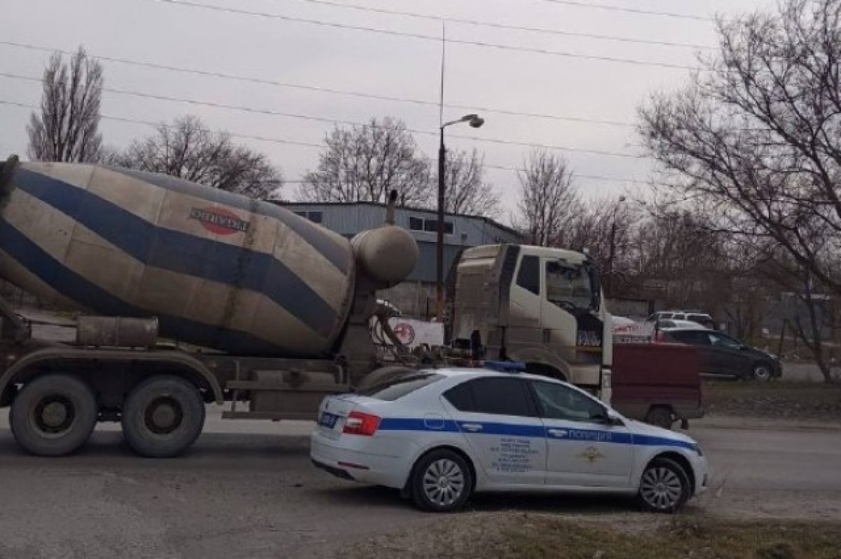 В Ростове 3 марта тяжёлый бетоносмеситель Tigarbo наехал на пешехода