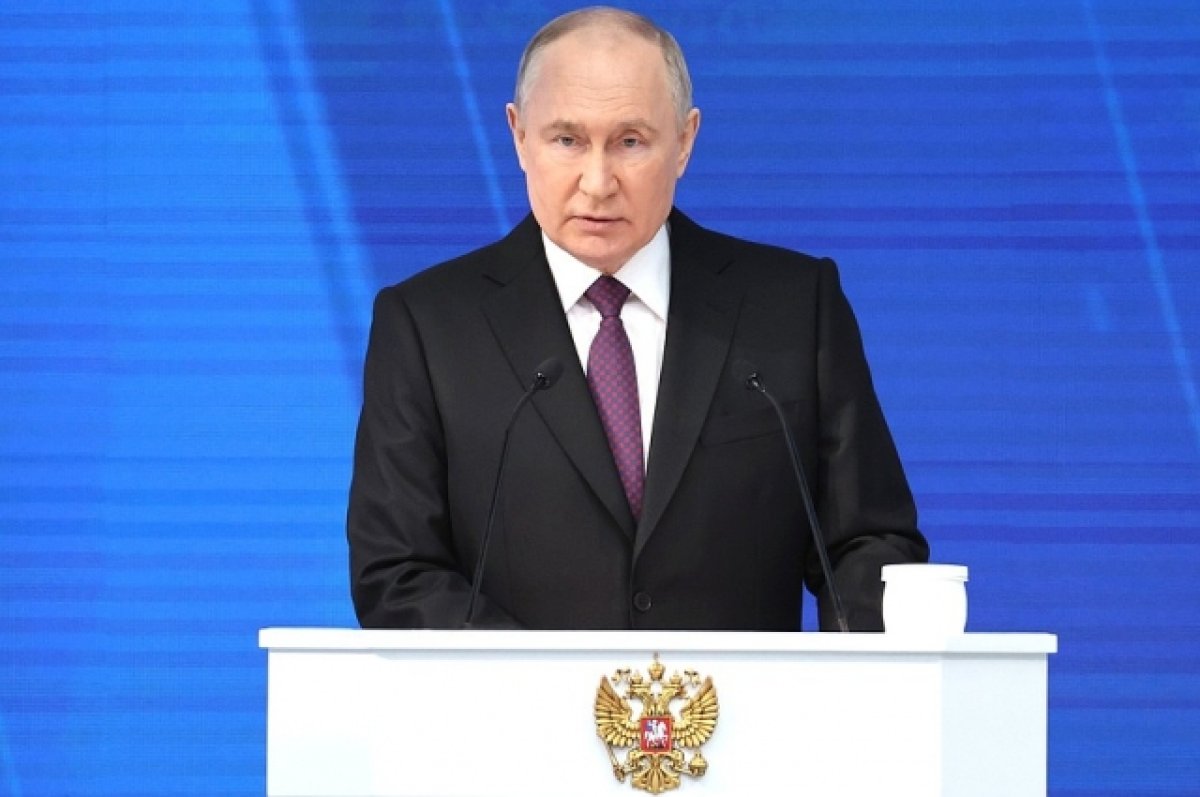 Послание Путина Федеральному собранию смотрели 61,3% телезрителей