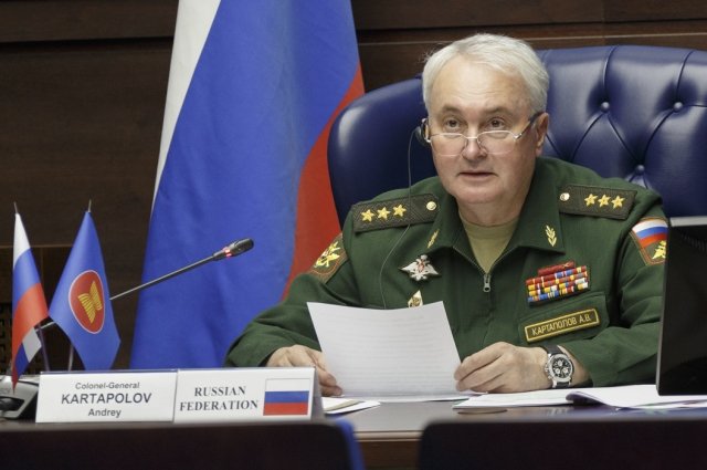 Председатель комитета Госдумы по обороне Андрей Картаполов в 2021 году – в должности замминистра обороны РФ. 