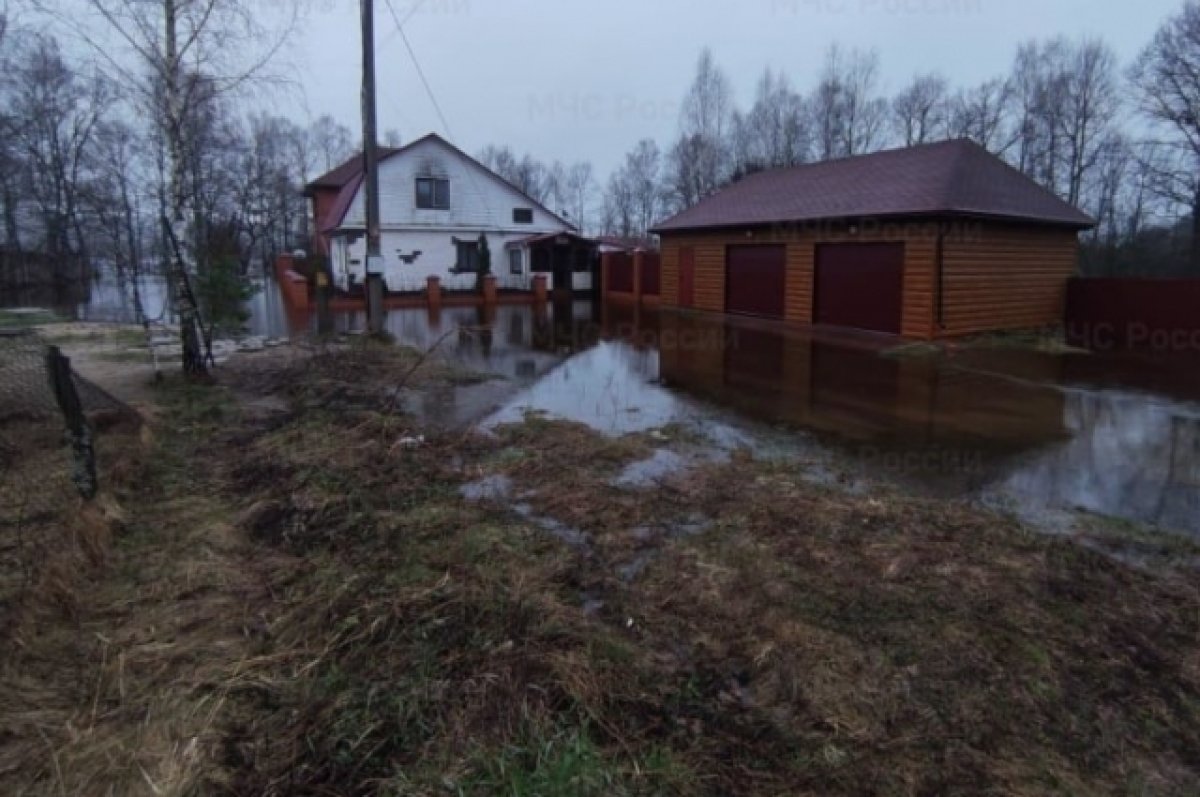 В Брянской области затоплены 6 домовладений и два участка дорог