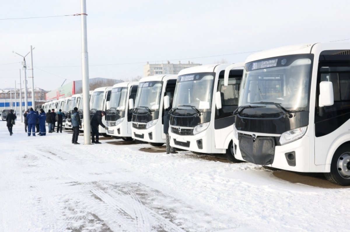 Комфорт и безопасность. 93 автобуса вручили перевозчикам Красноярского края  | АиФ Красноярск