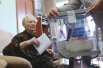 101-летняя участница ВОв Ольга Гладкова в Сосногорске проголосовала из дома. 