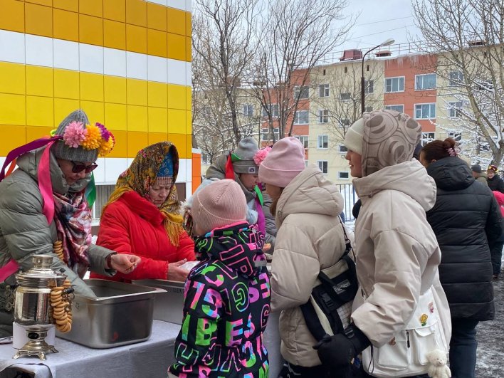 Масленичные гуляния на избирательных участках Камчатского края.