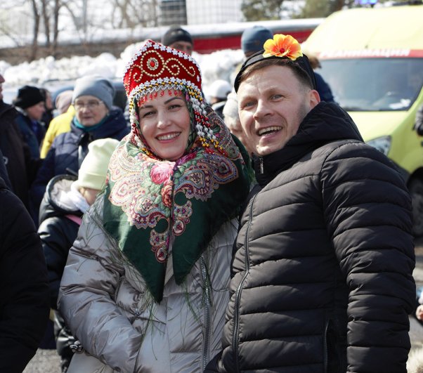 Масленичные гуляния в Хабаровской области.