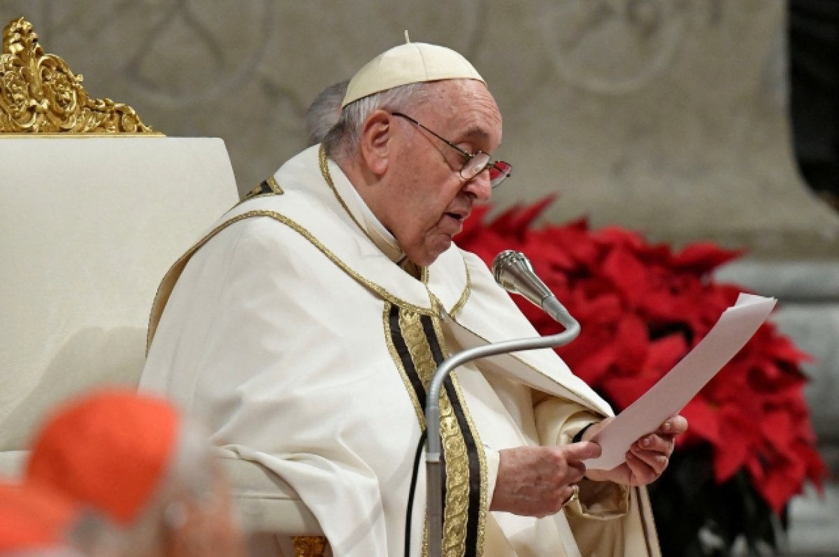 РИА Новости: папа Римский поздравил Путина с избранием президентом России
