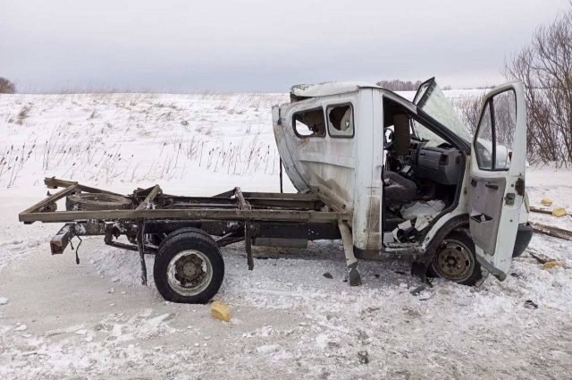 Водитель «Газели» погиб.