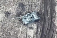 Сгоревшая военная техника ВСУ в ходе попытки прорыва на приграничную территорию в районе Сподарюшино Белгородской области.