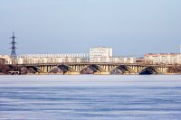Вогресовский мост со стороны Чижовки.
