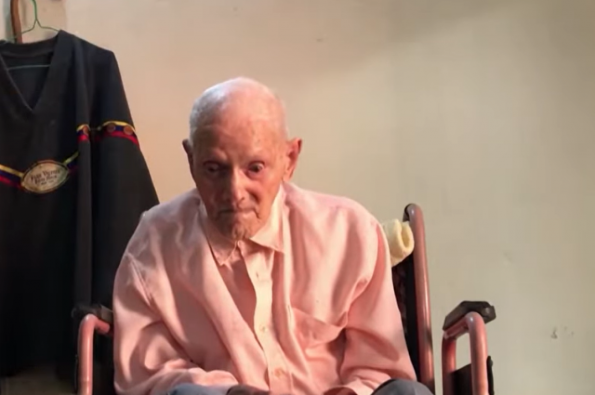 Стала известна причина смерти в Венесуэле самого старого мужчины в мире