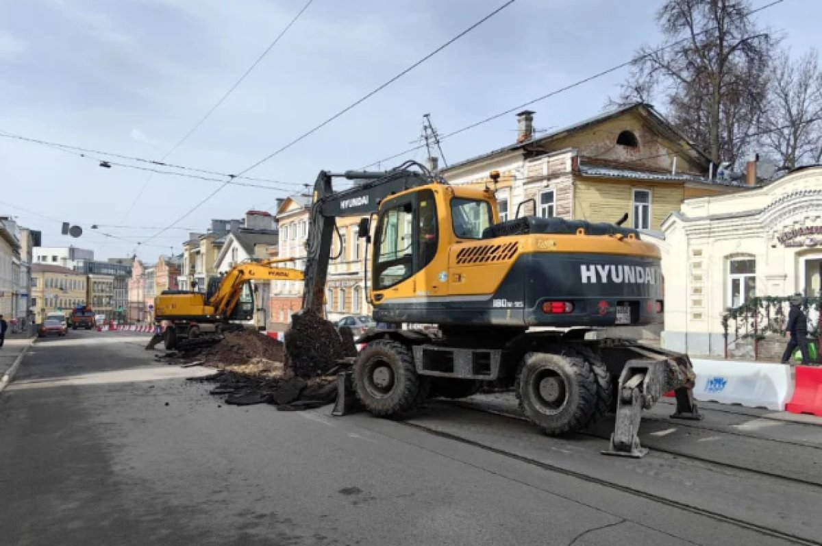 В Нижнем Новгороде начался ремонт трамвайных путей на Пискунова | АиФ Нижний  Новгород