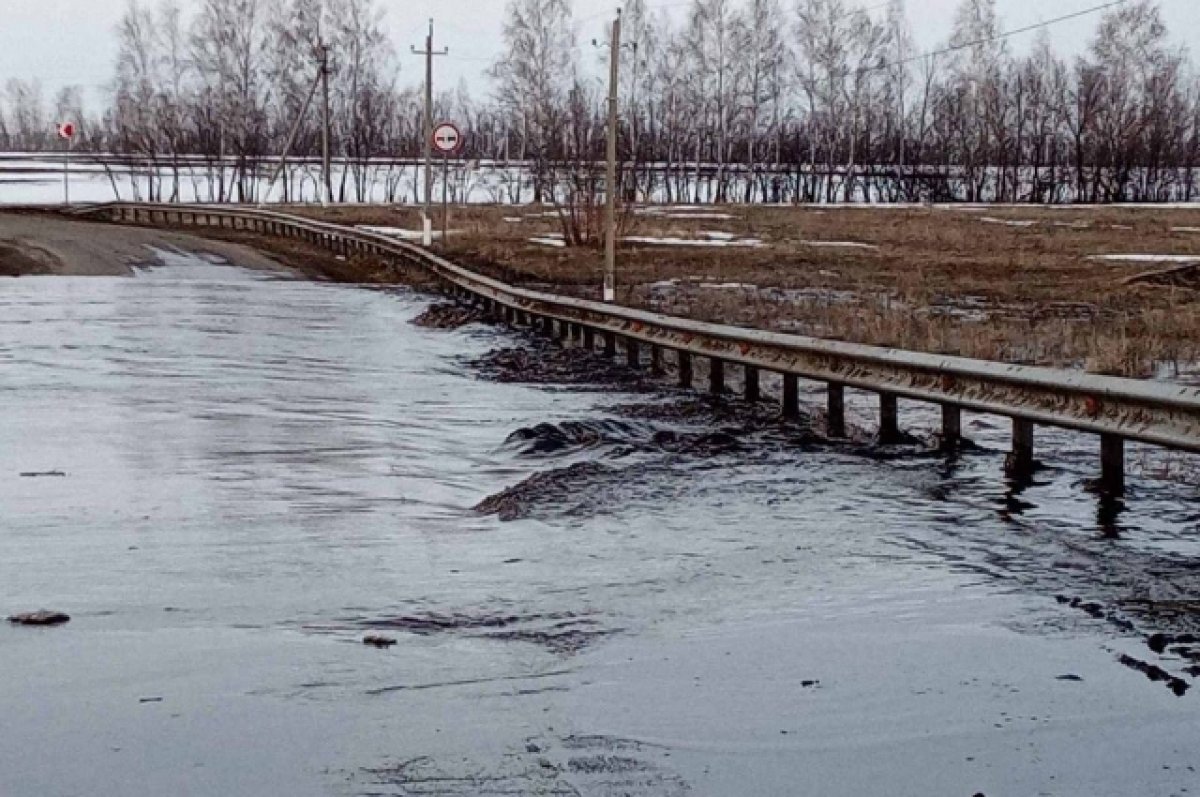 В Цильнинском районе затопило дорогу у села Покровское, движение закрыто |  АиФ Ульяновск