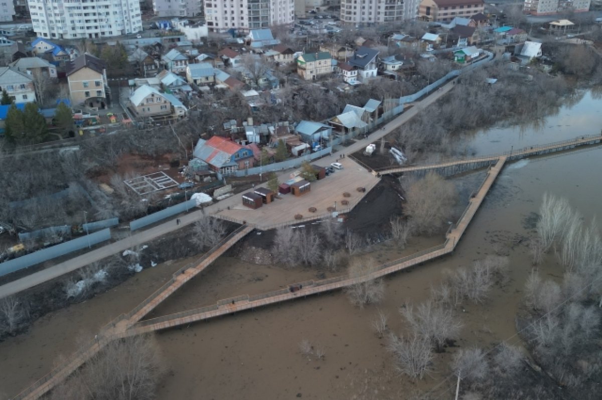 Становится всё хуже: большая вода может прийти в Оренбург ночью | АиФ  Оренбург