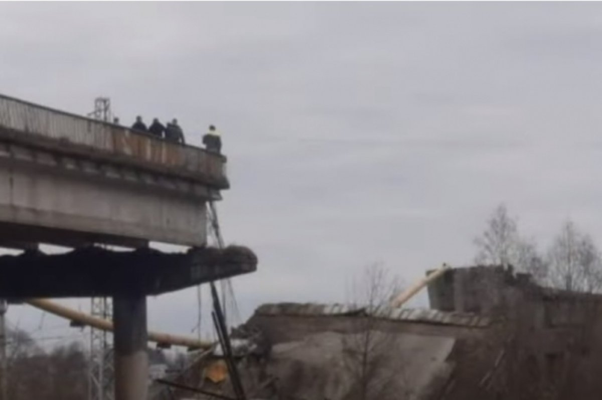 Движение на участке Семлево — Вязьма восстановлено после обрушения моста