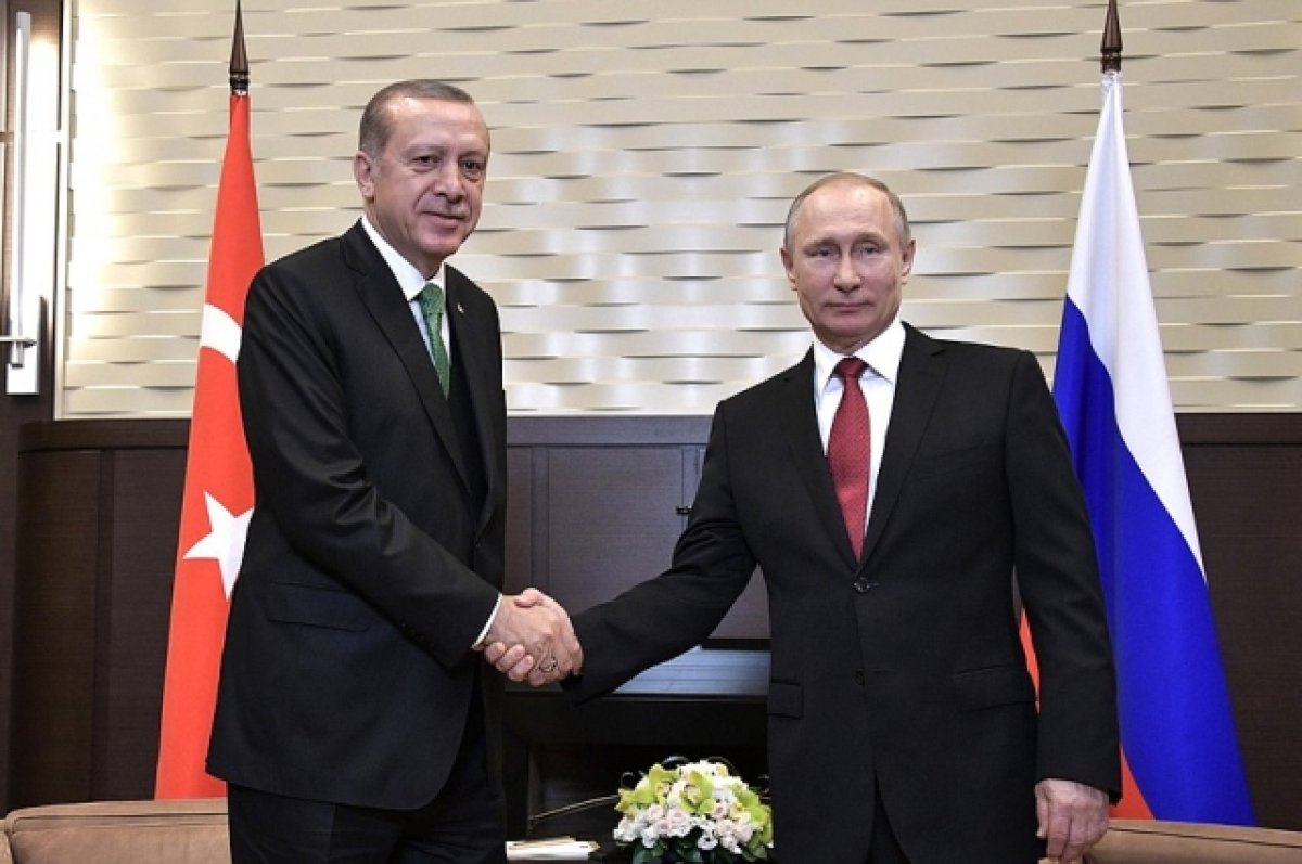 Эрдоган подтвердил договоренность о визите Владимира Путина в Турцию
