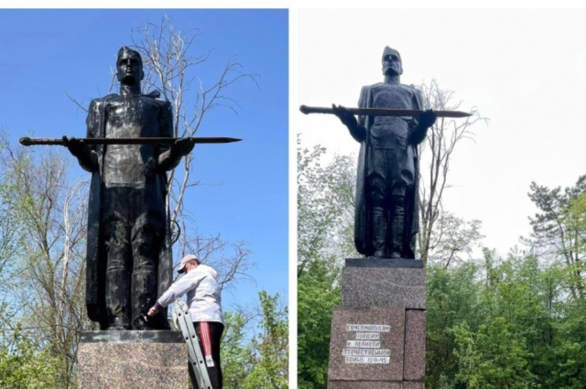 Молдавские вандалы осквернили памятник погибшим во время ВОВ комсомольцам