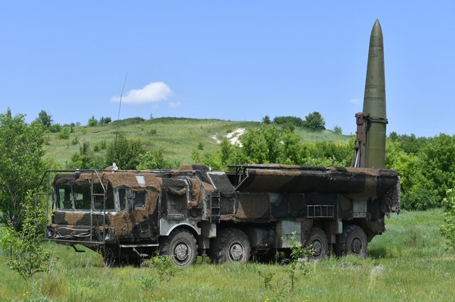 Ракетный комплекс «Искандер М» в зоне проведения специальной военной операции.