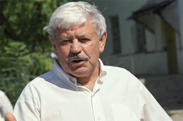 Литовский актер Донатас Банионис. 1990 г.