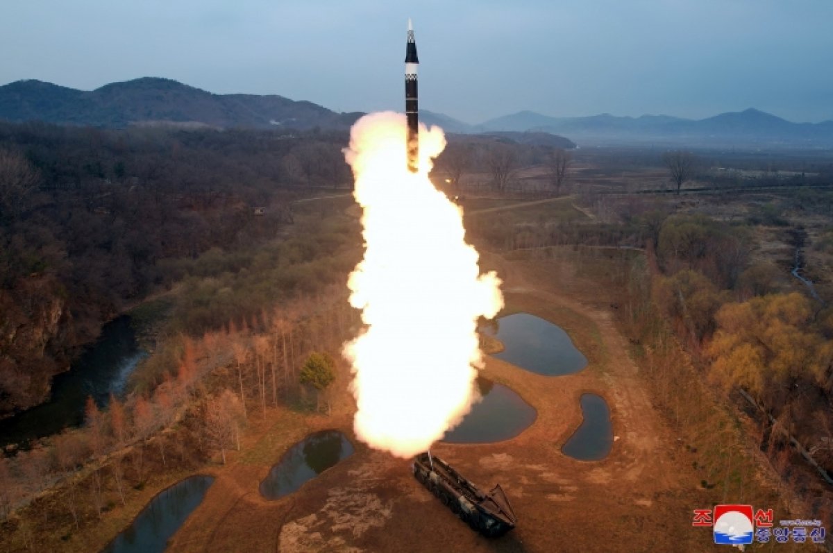 КНДР провела тестовый запуск новой зенитной ракеты