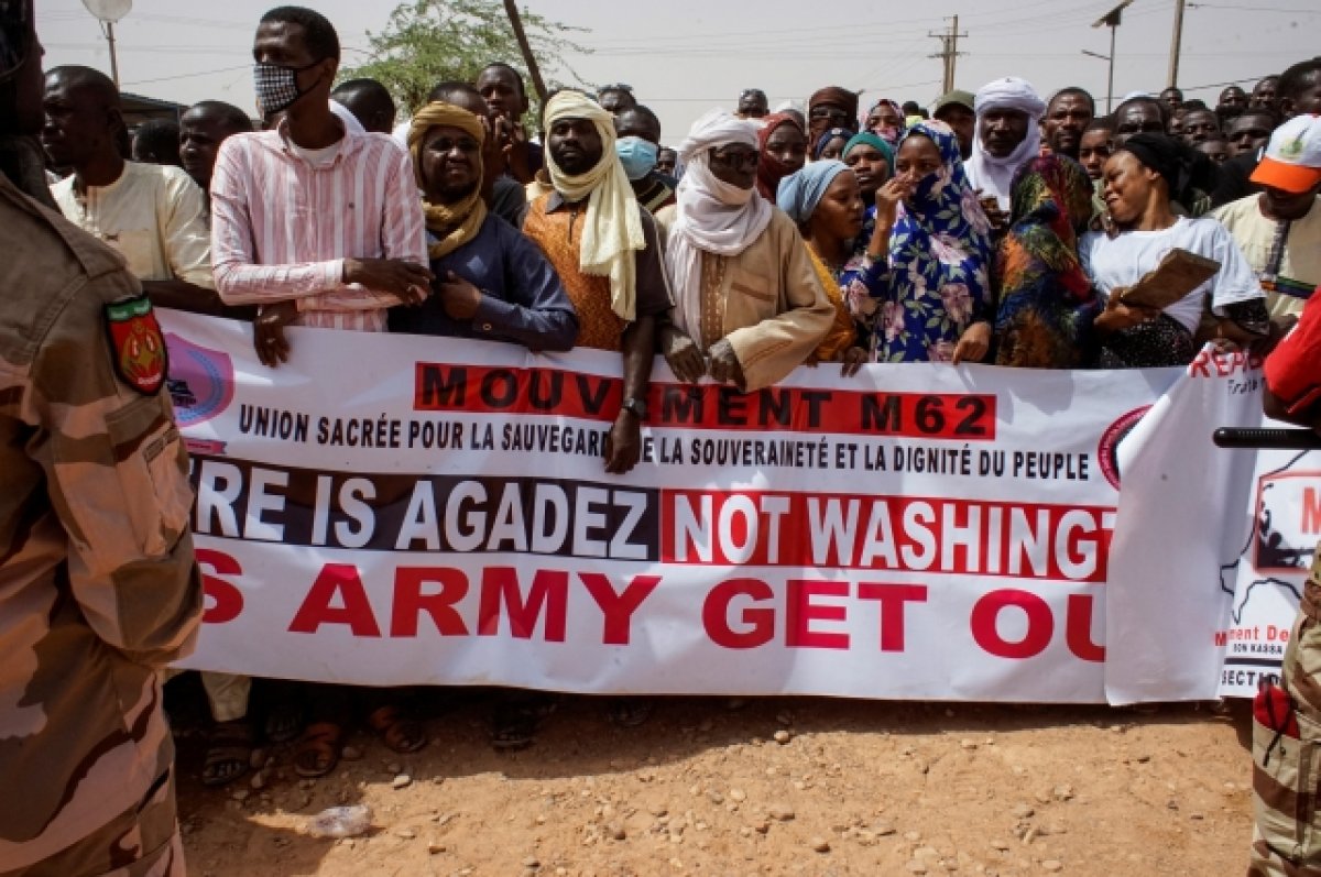 Демонстранты в Нигере потребовали вывести войска США из страны