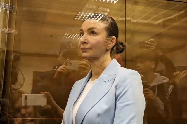 Елена Блиновская на суде.
