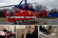 ФСБ задержала и обезвредила группу диверсантов, которые подожгли вертолёт Ка-32 на аэродроме Остафьево в Москве.