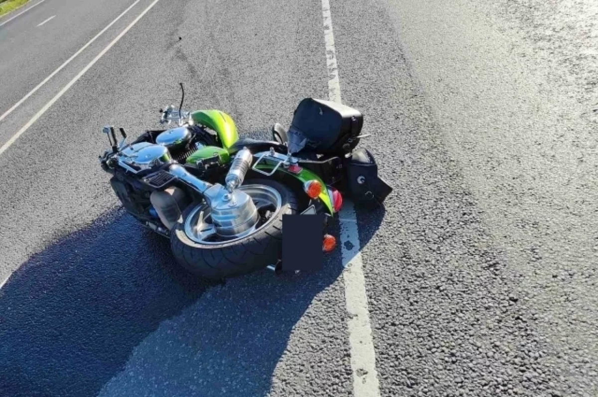 35-летний мотоциклист насмерть разбился на брянском участке трассы А-240