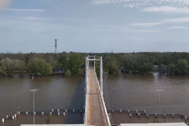 Уровень воды в Урале у Оренбурга  снизился до 813 сантиметров