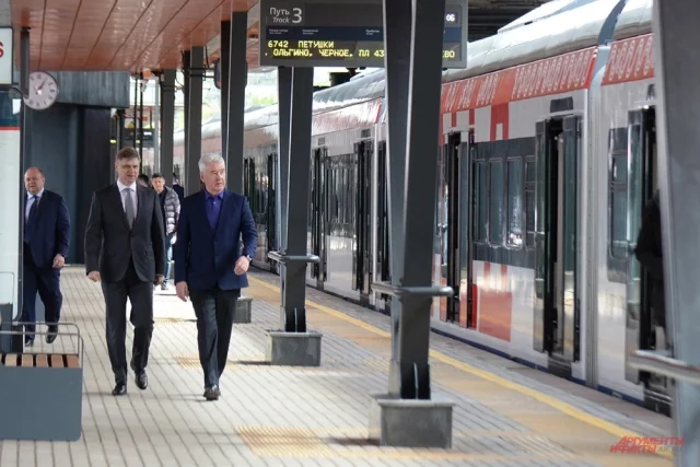 Собянин дал старт выходу на линии МЦД поезда нового поколения «Иволга 4.0»