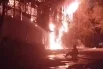 Пожар в Москве на заводе по производству искусственного камня1