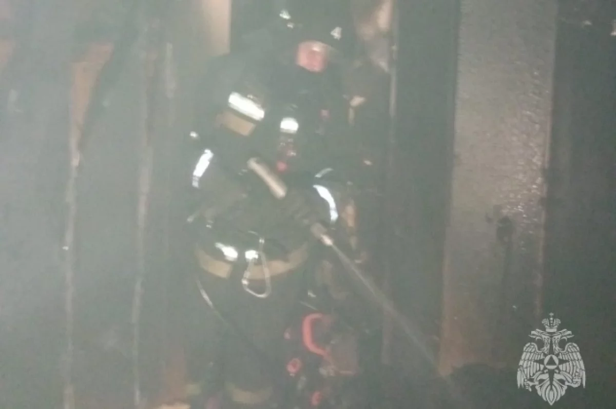 Семь человек спасли на пожаре в Барнауле
