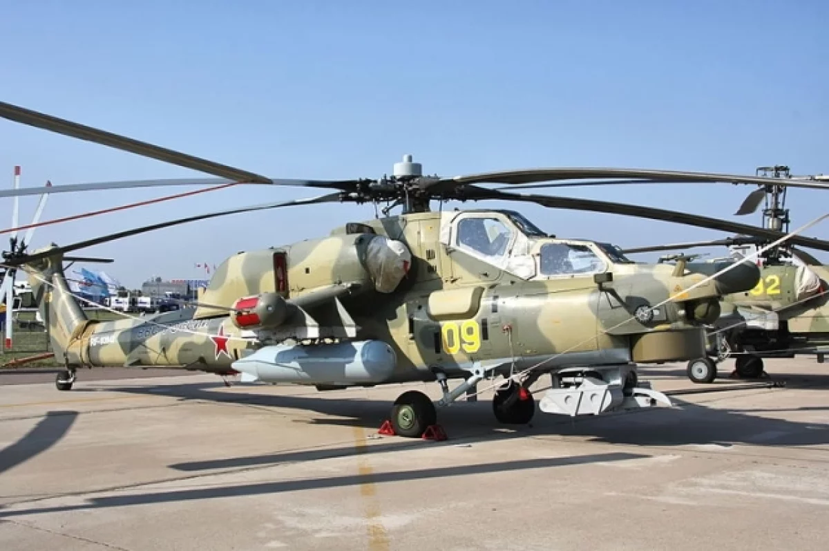Российские Ми-28НМ нанесли удар по подразделениям ВСУ