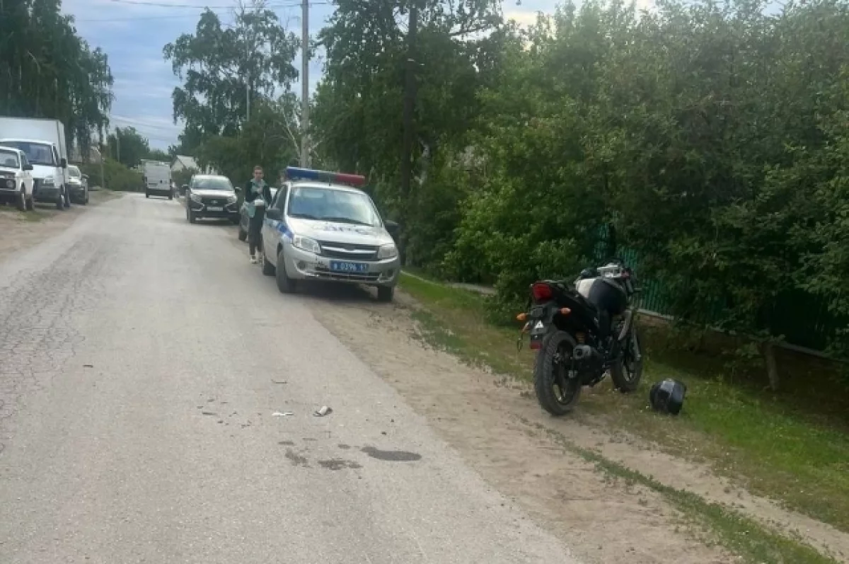 Несовершеннолетний мотоциклист пострадал в ДТП в Ростовской области