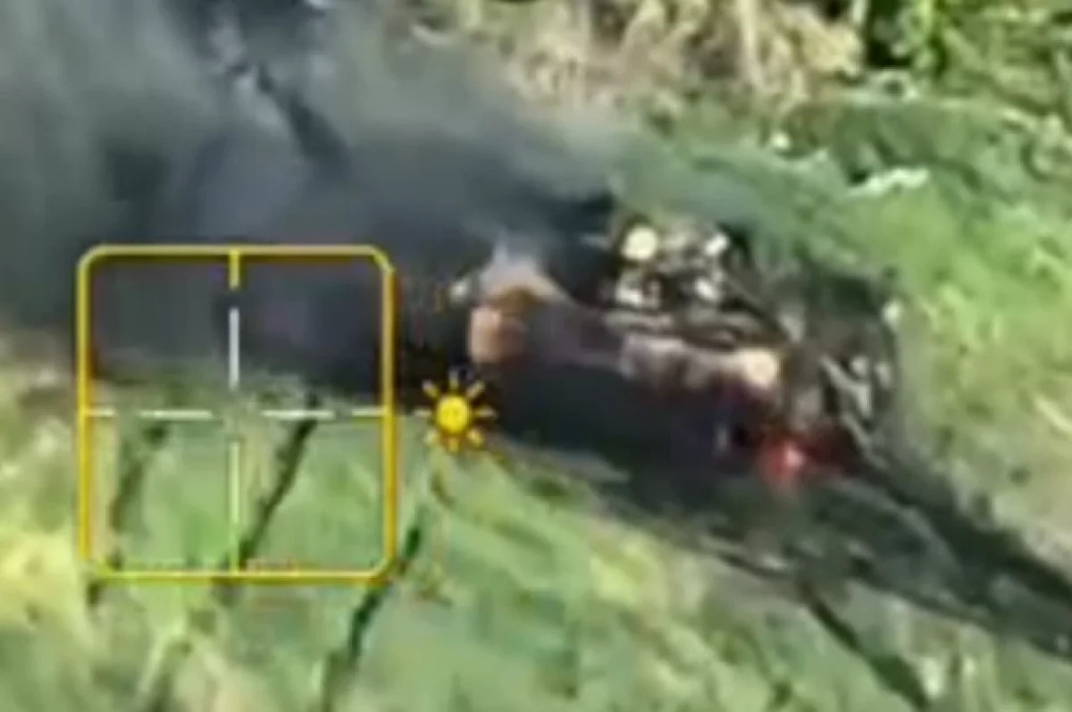 ВС РФ уничтожили танк Abrams снарядом Краснополь возле Авдеевки