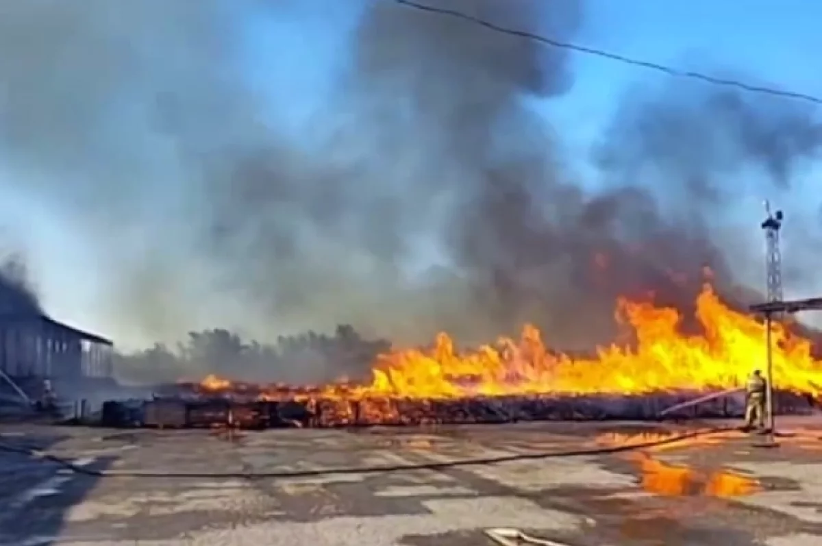 МЧС РФ: пожар в овощехранилище в Крыму полностью ликвидирован