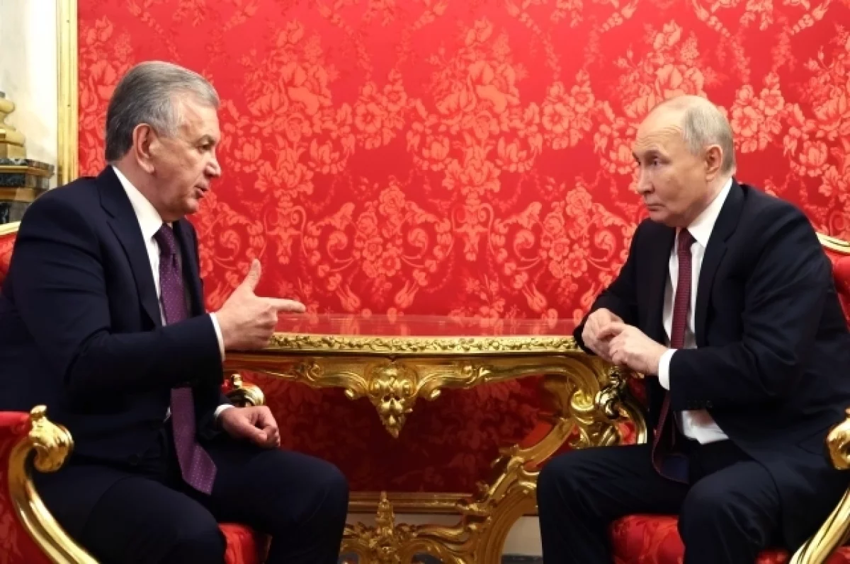 Путин начал переговоры с главой Узбекистана Мирзиеевым