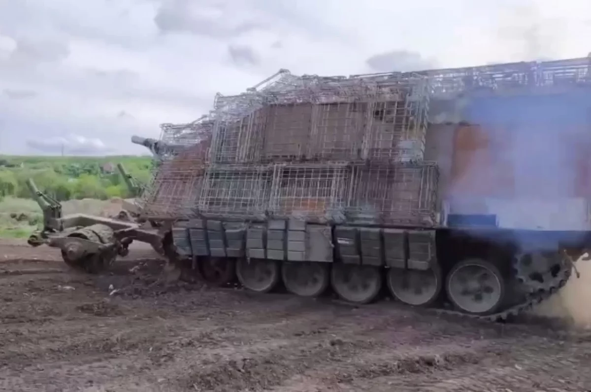 Российский танк «Дикобраз» уцелел после атаки 40 дронами и выполнил задачу0