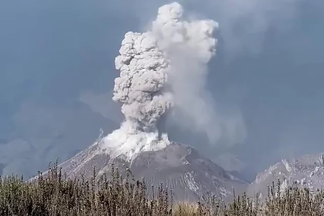 Смертоносный вулкан Сантьягито в Гватемале