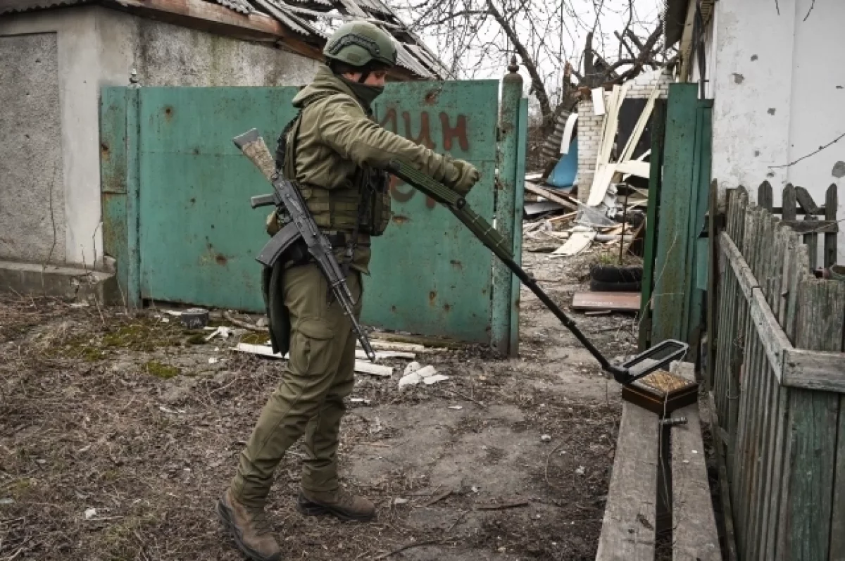 Марочко: ВСУ, отступая в Харьковской области, минируют дома и подвалы
