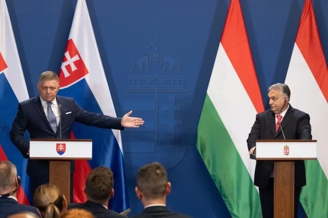 Robert Fico y Viktor Orban.