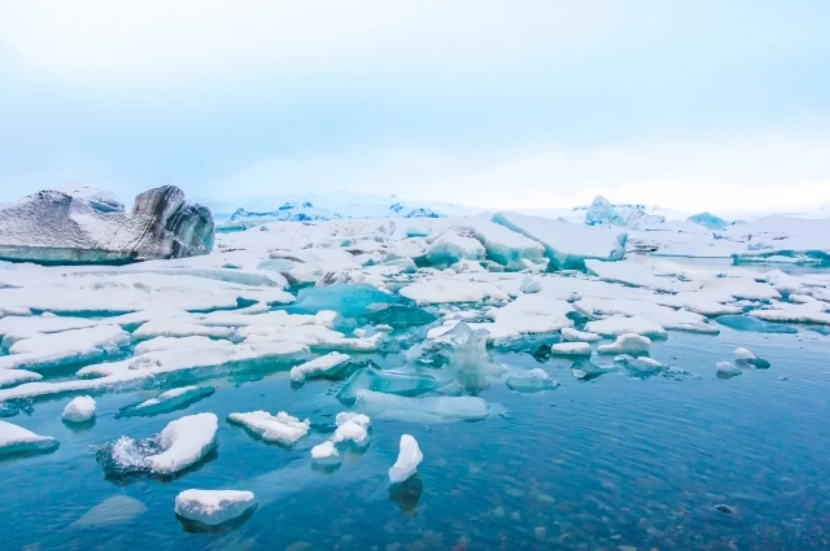 Полярная экспедиция обнаружила буй-шпион весом 60-70 кг во льдах Арктики